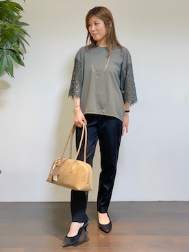 tomoさん(レディース・155cm)の秋コーディネート
