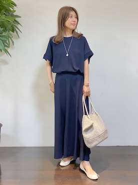 tomoさん（レディース・155cm）の夏コーディネート