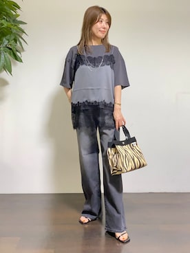 tomoさん(レディース・155cm)の夏コーディネート