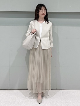 「UNTITLED（アンタイトル）のアイテム（バッグ）」を使った、makiさん（レディース・154cm）の春コーディネート