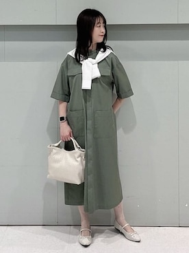 「UNTITLED（アンタイトル）のアイテム（ワンピース/ドレス）」を使った、makiさん（レディース・154cm）の春コーディネート
