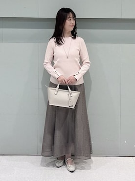 「SOUP（スープ）のアイテム」を使った、makiさん（レディース・154cm）の春コーディネート