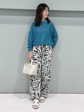 「UNTITLED（アンタイトル）のアイテム（バッグ）」を使った、makiさん（レディース・154cm）の春コーディネート