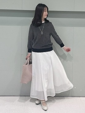 「SOUP（スープ）のアイテム」を使った、makiさん（レディース・154cm）の春コーディネート