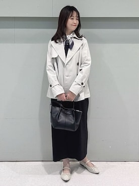 「UNTITLED（アンタイトル）のアイテム（ワンピース/ドレス）」を使った、makiさん（レディース・154cm）の春コーディネート