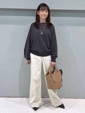「UNTITLED（アンタイトル）のアイテム（アクセサリー）」を使った、makiさん（レディース・154cm）の秋コーディネート