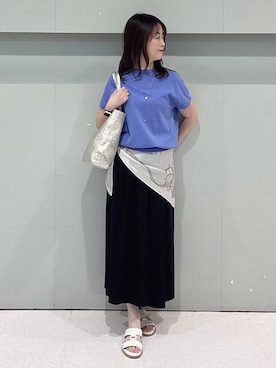 「MILOS（ミロス）のアイテム」を使った、makiさん（レディース・154cm）の春コーディネート