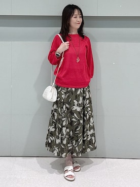 「UNTITLED（アンタイトル）のアイテム」を使った、makiさん（レディース・154cm）の春コーディネート