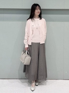 「SOUP（スープ）のアイテム」を使った、makiさん（レディース・154cm）の春コーディネート