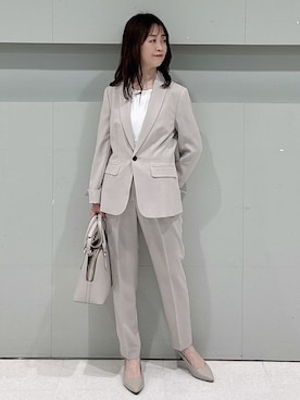 「HusHusH（ハッシュアッシュ）のアイテム」を使った、makiさん（レディース・154cm）の春コーディネート