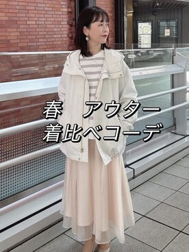 makiさん(レディース・154cm)の春コーディネート