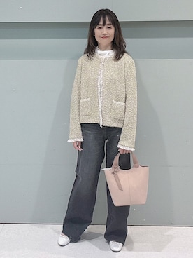 「UNTITLED（アンタイトル）のアイテム」を使った、makiさん（レディース・154cm）の秋コーディネート