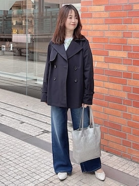 「MILOS（ミロス）のアイテム」を使った、makiさん（レディース・154cm）の冬コーディネート