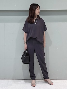 「UNTITLED（アンタイトル）のアイテム」を使った、makiさん（レディース・154cm）の夏コーディネート
