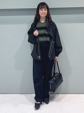 「UNTITLED（アンタイトル）のアイテム」を使った、makiさん（レディース・154cm）の秋コーディネート