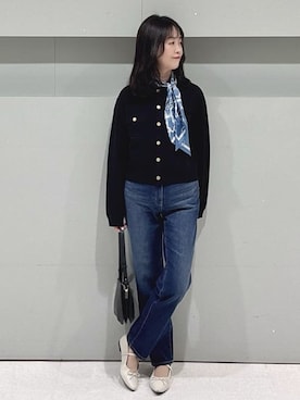 「UNTITLED（アンタイトル）のアイテム（バッグ）」を使った、makiさん（レディース・154cm）の春コーディネート