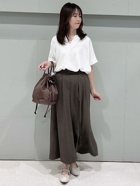 「SOUP（スープ）のアイテム」を使った、makiさん（レディース・154cm）の春コーディネート