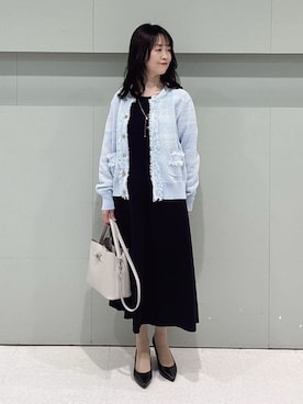 「UNTITLED（アンタイトル）のアイテム（ワンピース/ドレス）」を使った、makiさん（レディース・154cm）の春コーディネート