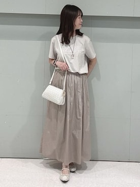 「UNTITLED（アンタイトル）のアイテム（ブルゾン）」を使った、makiさん（レディース・154cm）の春コーディネート