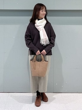 makiさん(レディース・154cm)の冬コーディネート