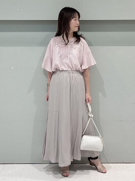 「UNTITLED（アンタイトル）のアイテム」を使った、makiさん（レディース・154cm）の夏コーディネート