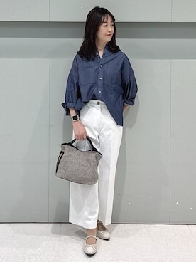 「grove（グローブ）のアイテム」を使った、makiさん（レディース・154cm）の春コーディネート