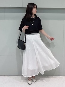 「SOUP（スープ）のアイテム」を使った、makiさん（レディース・154cm）の春コーディネート