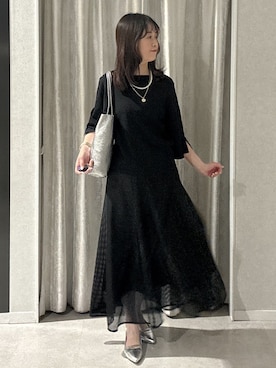 「MILOS（ミロス）のアイテム」を使った、makiさん（レディース・154cm）の春コーディネート