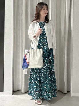 「MILOS（ミロス）のアイテム」を使った、makiさん（レディース・154cm）の春コーディネート