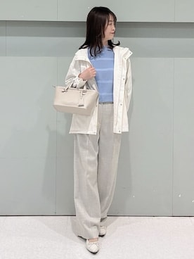 「SOUP（スープ）のアイテム」を使った、makiさん（レディース・154cm）の春コーディネート