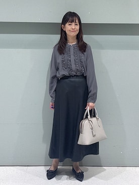 「50代コーデ」｜makiさん（レディース・154cm）の秋コーディネート