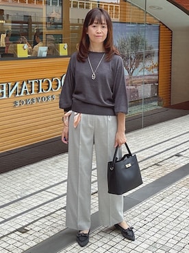 「50代コーデ」｜makiさん（レディース・154cm）の秋コーディネート