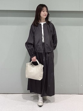 「COCUE（コキュ）のアイテム」を使った、makiさん（レディース・154cm）の春コーディネート