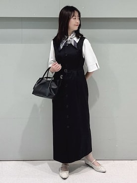 「UNTITLED（アンタイトル）のアイテム（ワンピース/ドレス）」を使った、makiさん（レディース・154cm）の春コーディネート