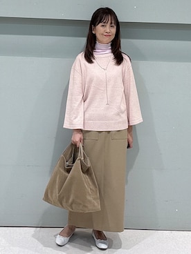 「50代コーデ」｜makiさん（レディース・154cm）の秋コーディネート