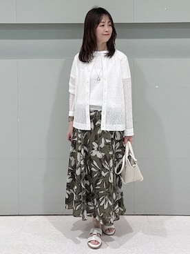 「UNTITLED（アンタイトル）のアイテム（バッグ）」を使った、makiさん（レディース・154cm）の春コーディネート