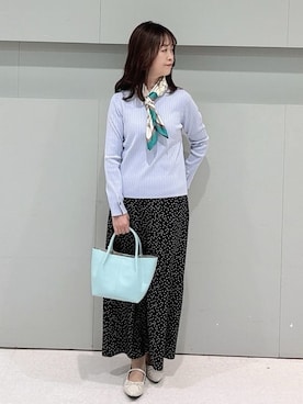 「smart pink（スマートピンク）のアイテム」を使った、makiさん（レディース・154cm）の冬コーディネート