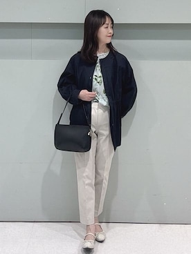 「SOUP（スープ）のアイテム」を使った、makiさん（レディース・154cm）の春コーディネート