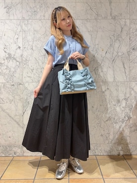 「ITS'DEMO（イッツデモ）のアイテム」を使った、wakanaさん（レディース・158cm）の春コーディネート