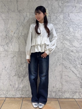 「ITS'DEMO（イッツデモ）のアイテム」を使った、wakanaさん（レディース・158cm）の春コーディネート