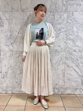 「ITS'DEMO（イッツデモ）のアイテム」を使った、wakanaさん（レディース・158cm）の春コーディネート