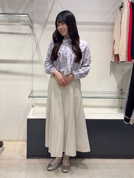 「ITS'DEMO（イッツデモ）のアイテム」を使った、wakanaさん（レディース・158cm）の春コーディネート