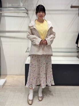 「ITS'DEMO（イッツデモ）のアイテム」を使った、wakanaさん（レディース・158cm）の春コーディネート