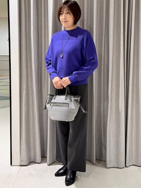 「COUP DE CHANCE（クードシャンス）のアイテム」を使った、Satさん（レディース・158cm）の冬コーディネート