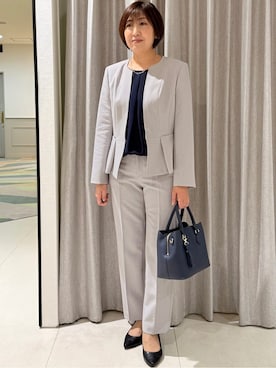 「COUP DE CHANCE（クードシャンス）のアイテム」を使った、Satさん（レディース・158cm）の冬コーディネート