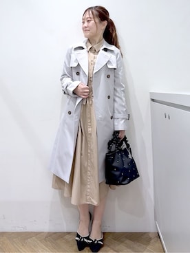 「index（インデックス）のアイテム（バッグ）」を使った、Junさん（レディース・156cm）の春コーディネート