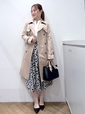 「index（インデックス）のアイテム（バッグ）」を使った、Junさん（レディース・156cm）の春コーディネート