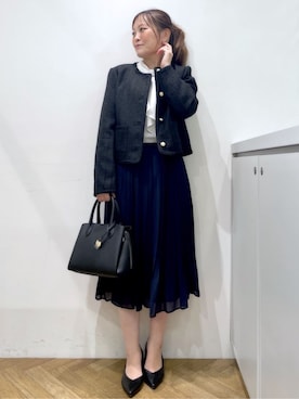 Junさん(レディース・156cm)の冬コーディネート