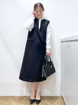 Junさん(レディース・156cm)の冬コーディネート