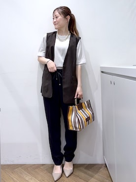 Junさん(レディース・156cm)の夏コーディネート